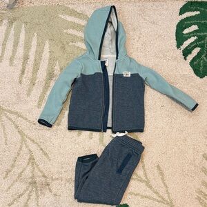 Carter's Blue and Gray Kids Jogger Set